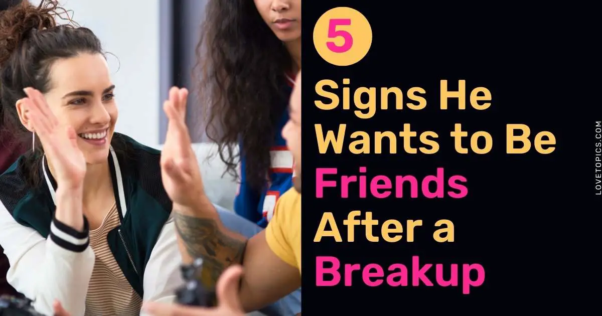 do guys what to be friends after a breakup?