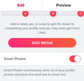 use smart photos to get more likes on Tinder