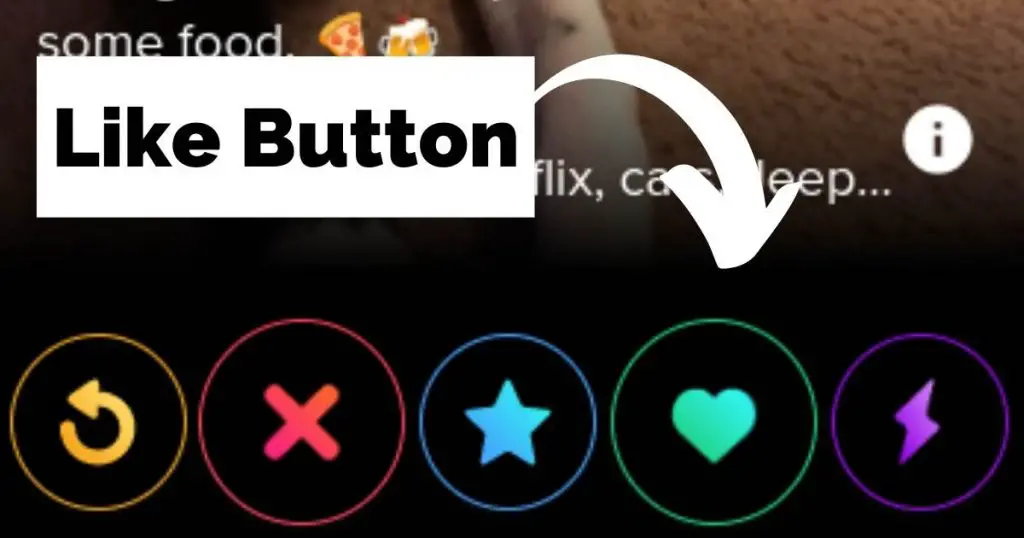 the Like button on Tinder